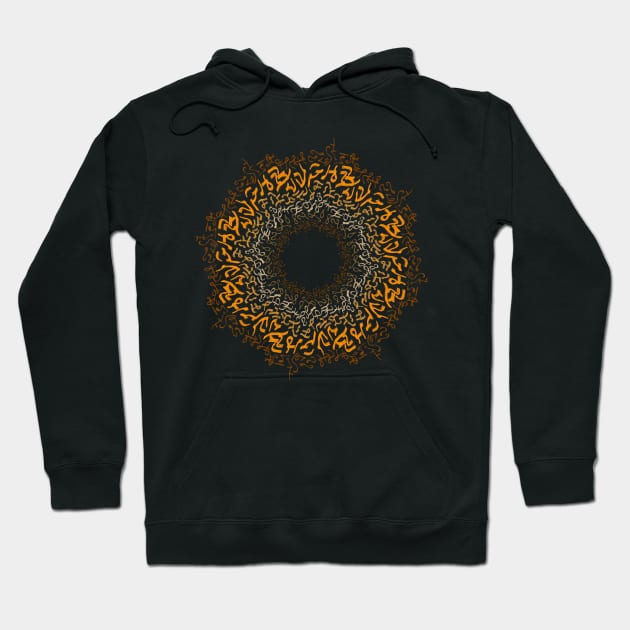 Sacred Script Mandala Hoodie by Mukti & Siddhartha